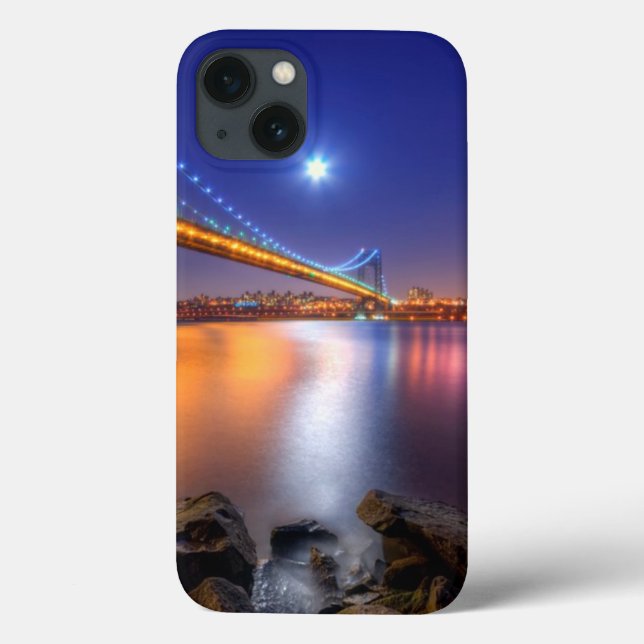 Coques Case-Mate iPhone Twilight, George Washington BridgePalisades, NON. (Verso)