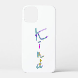 Case-Mate iPhone Case Typographie artistique KIND colorée Citation Inspi