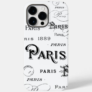 Coques Pour iPhone Typographie Calligraphie Paris France Tour Eiffel