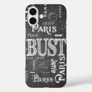 Coques iPhone 16 Plus Typographie Calligraphie Paris France Tour Eiffel