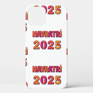 Case-Mate iPhone Case Typographie colorée du festival "NAVRATRI 2025"