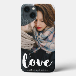 Etui iPhone Case-Mate Typographie d'amour tendance avec ajout de photo e