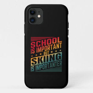 Case-Mate iPhone Case Typographie de citations de ski drôles