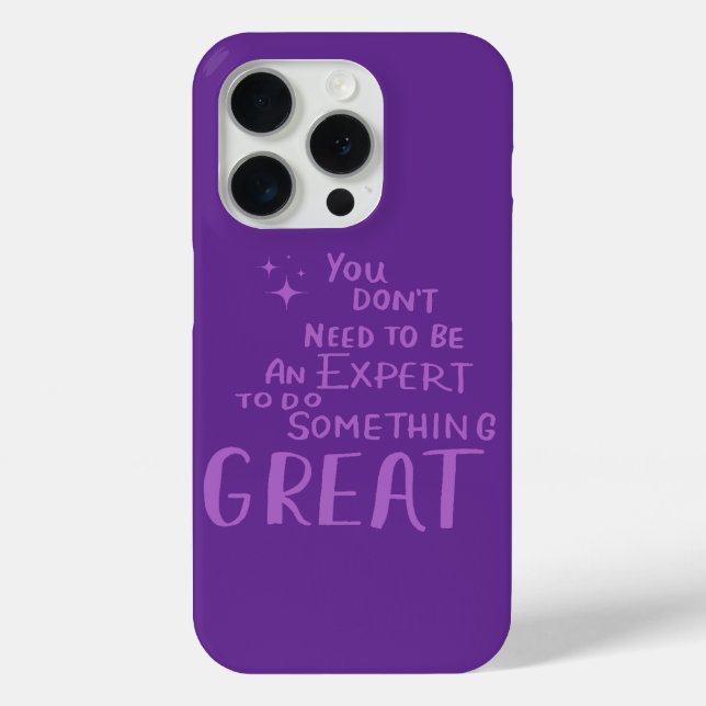 Coques Case-Mate iPhone Typographie de citations motivantes (Verso)