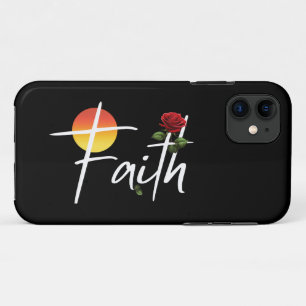 Case-Mate iPhone Case Typographie de la foi avec des roses
