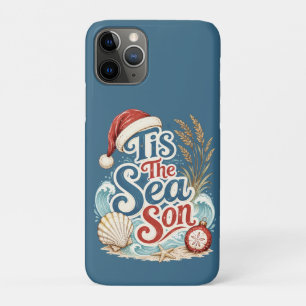 Case-Mate iPhone Case Typographie de Noël Côtière C'est la Saison de la