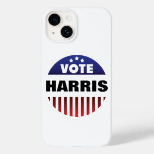 Coque Case-Mate iPhone Typographie d'étoiles et de stries du vote - Élect