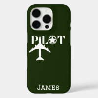 Typographie du pilote et minimaliste de l'avion Pe