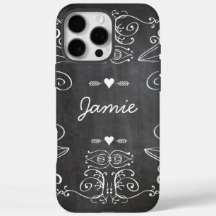 Coques iPhone 16 Pro Max Typographie du tableau noir