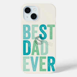 Coque Case-Mate iPhone Typographie Fête des pères Certifiée Meilleur Papa