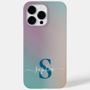 Coque Case-Mate iPhone Typographie minimaliste moderne Nom monogrammé