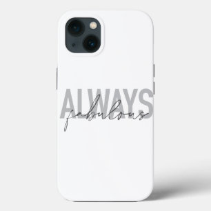 Case-Mate iPhone Case Typographie moderne, simple, tendance Toujours Fab