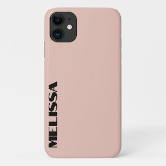 Case-Mate iPhone Case Typographie noir gras beige