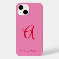 Typographie PInk Rouge Moderne Feminine