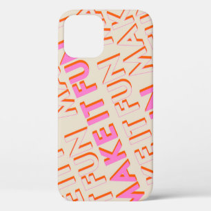 Case-Mate iPhone Case Typographie rétro, diagonale, 'Faites-le s'amuser'
