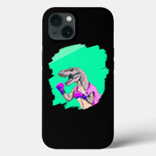 Case-Mate iPhone Case Tyrannosaurus Rex T Rex Cool de boxe Dinosaure drô