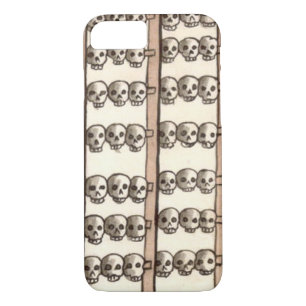 Coque iPhone 8/7 Tzompantli Crâne Aztec
