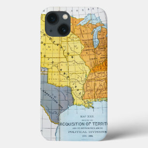 COQUE Case-Mate iPhone U.S. MAP, 1776-1884