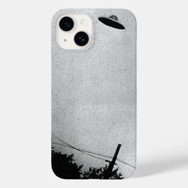 Coques Case-Mate iPhone UFO Alien Extraterrestrial Spacecraft Top Secret (Verso)