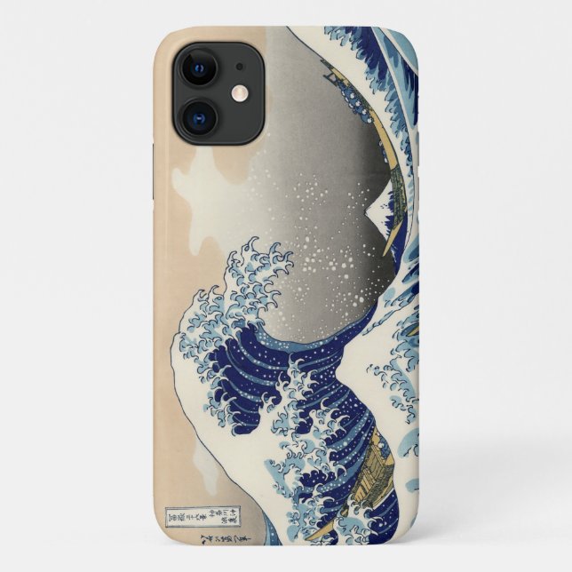 COQUES Case-Mate iPhone UKIYO-E ~HOKUSAI  葛飾北斎    「富嶽三十六景 神奈川沖浪裏」 (Dos)