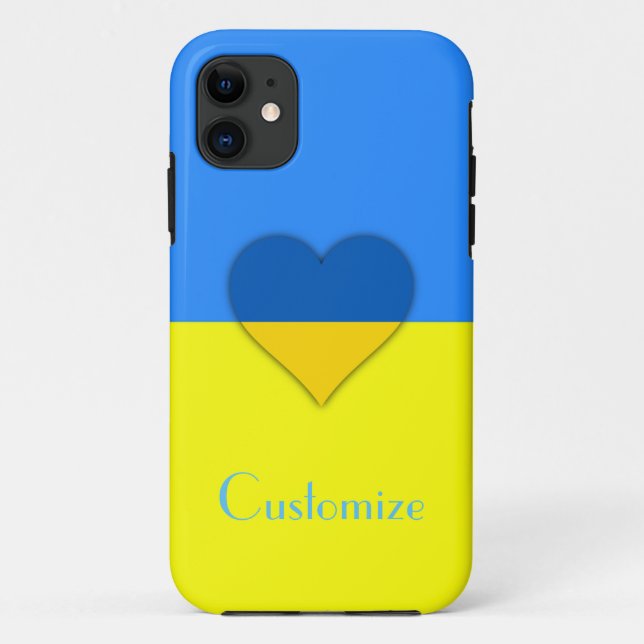 Coques Case-Mate iPhone Ukraine Drapeau bleu jaune Thunder_Cove (Dos)
