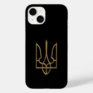 Coque Case-Mate iPhone Ukraine Trident Gyrfalcon Crest doré