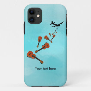 Coque Case-Mate Pour iPhone Ukuleles qui descendent de et d'avion