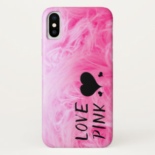 Case-Mate iPhone Case Ultime fourrure de faux rose chaud
