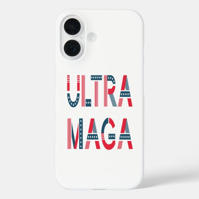 Coques Case-Mate iPhone Ultra MAGA Trump Patriotique Républicain Conservat (Verso)