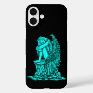 Coque Pour iPhone 16 Plus Un ange endormi sur la pierre