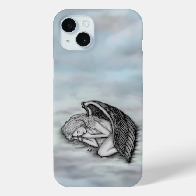 Coques Case-Mate iPhone Un Ange endormi sur les nuages des cieux (Verso)