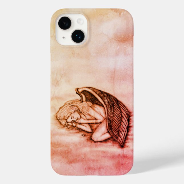 Coques Case-Mate iPhone Un Ange endormi sur les nuages des cieux (Verso)