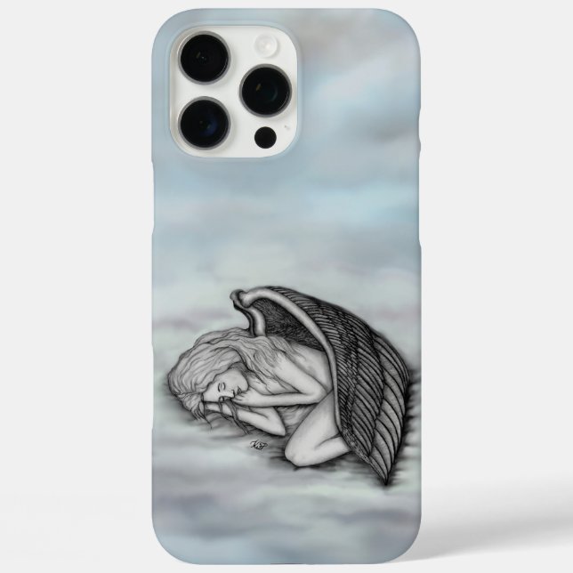 Coques Case-Mate iPhone Un Ange endormi sur les nuages des cieux (Verso)