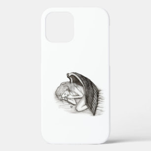 Case-Mate iPhone Case Un Angel endormi, noir et blanc