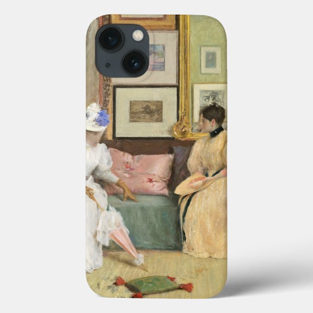 Coques Case-Mate iPhone Un appel amical, 1895 (huile sur la toile) (Verso)