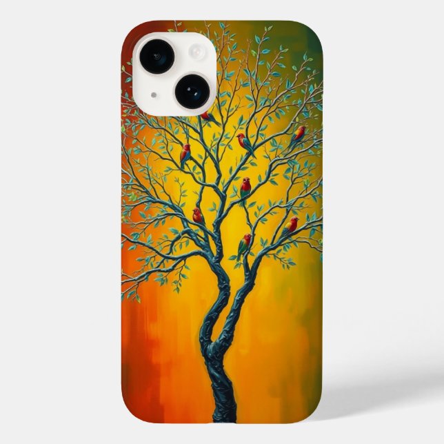 Coques Case-Mate iPhone Un arbre vibrant avec de nombreuses branches et co (Verso)
