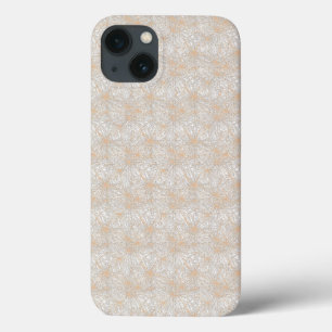Case-Mate iPhone Case un arrière - plan marron avec un motif de cercles