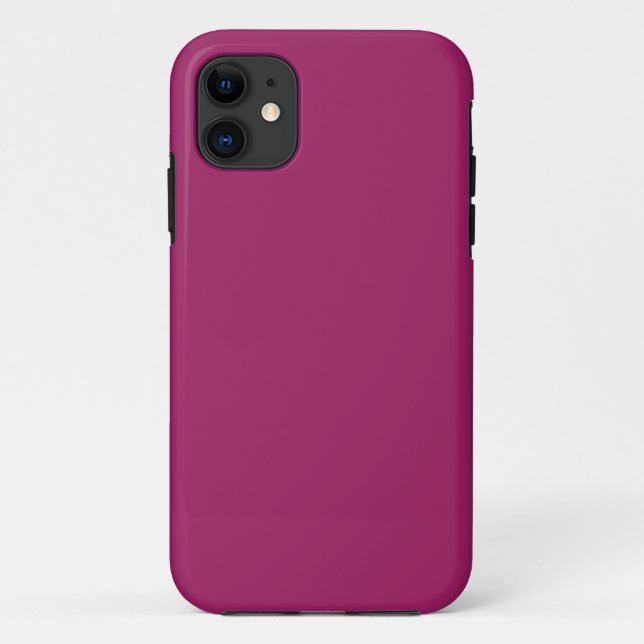 Coques Case-Mate iPhone un arrière - plan rose avec une bordure blanche (Dos)