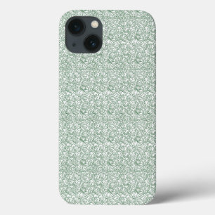 Case-Mate iPhone Case un arrière - plan vert et blanc avec de petits feu