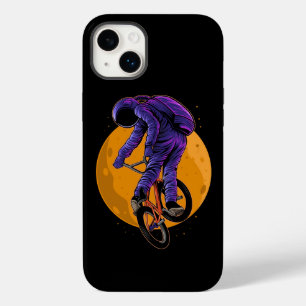 Coque Case-Mate iPhone Un Astronaute À Vélo Bmx Sur La Lune Halloween