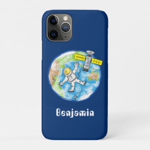 Case-Mate iPhone Case Un astronaute amusant dans l'espace et la bande de