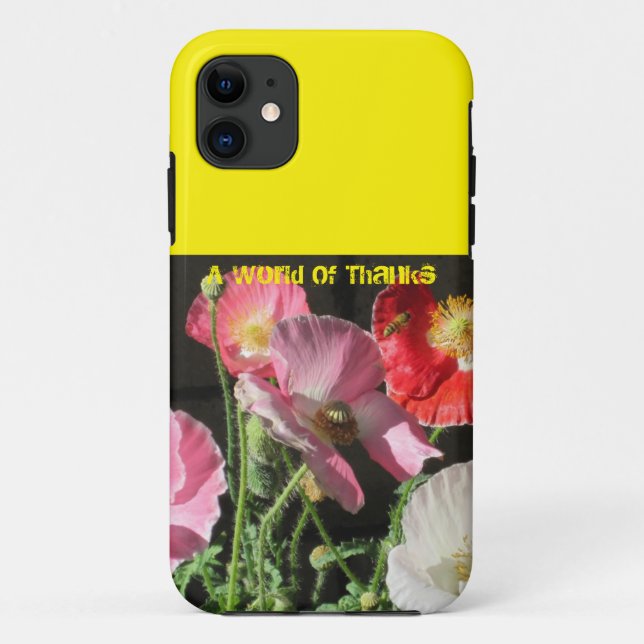 Coques Case-Mate iPhone Un boîtier téléphonique World Of Thanks (Dos)