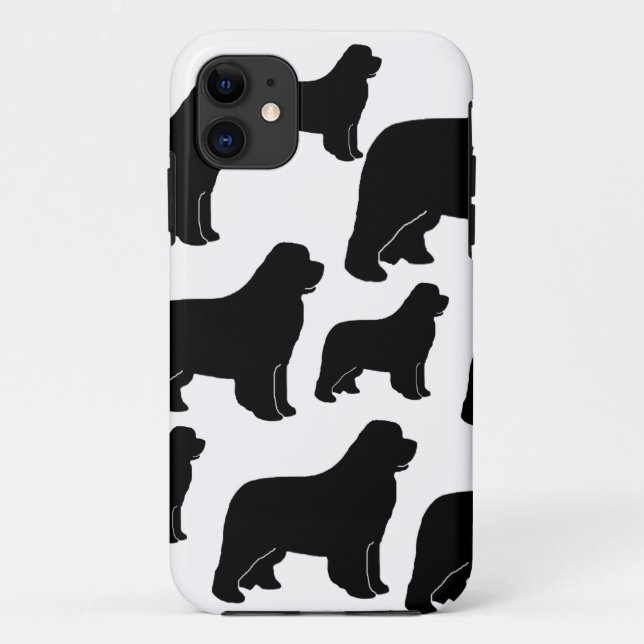 Coques Case-Mate iPhone Un bon nombre de chiens de Terre-Neuve (Dos)