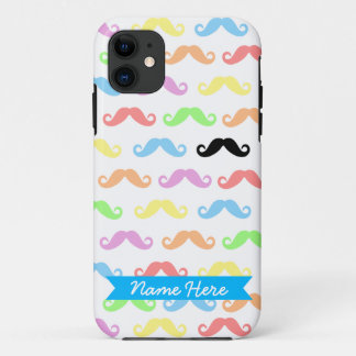 Coque Case-Mate Pour iPhone Un bon nombre de moustaches (blanches)