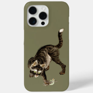 Coque Case-Mate iPhone Un chat japonais attrape une grenouille