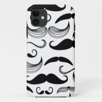 Un club des messieurs. Motif 2 de moustache