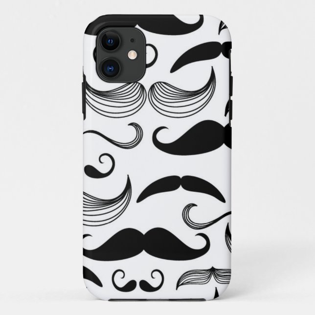 Coques Case-Mate iPhone Un club des messieurs. Motif 2 de moustache (Dos)