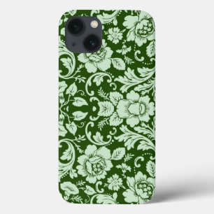 Etui iPhone 13 Un damas à fleurs antique