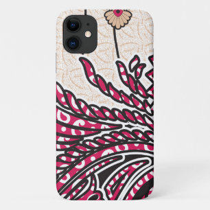 Case-Mate iPhone Case Un design cachemire décoratif avec rouge vif et ép