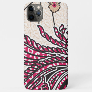 Case-Mate iPhone Case Un design cachemire décoratif avec rouge vif et ép